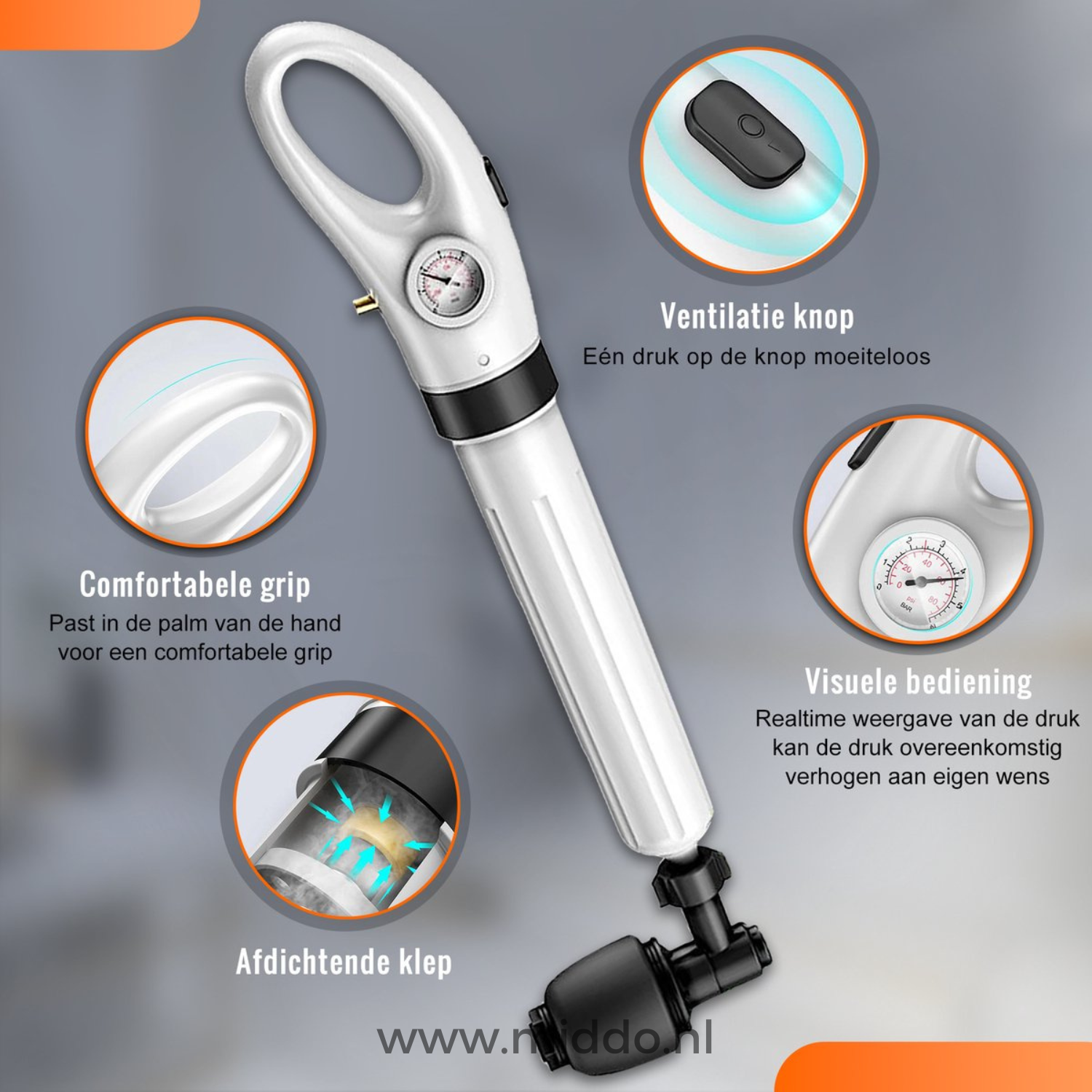 PlumbBlast™ | Eliminate Clogs with One Powerful Push!