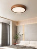 Wood Grain Round Ceiling Light