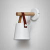 Conical Wall Light Made of Wood