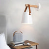 Conical Wall Light Made of Wood