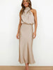 Charm™ | Elegant Off-shoulder midi dress