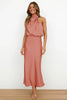Charm™ | Elegant Off-shoulder midi dress