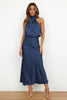 Charm™ | Elegant Off-shoulder midi dress