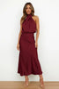 Charm™ | Elegant Off-shoulder midi dress