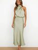 Charm™ | Elegant Off-shoulder midi dress