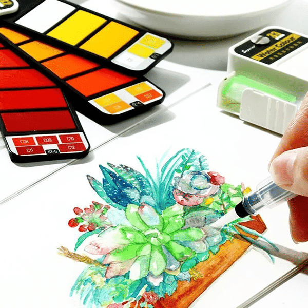 VividHue™ | Portable Watercolor Travel Kit