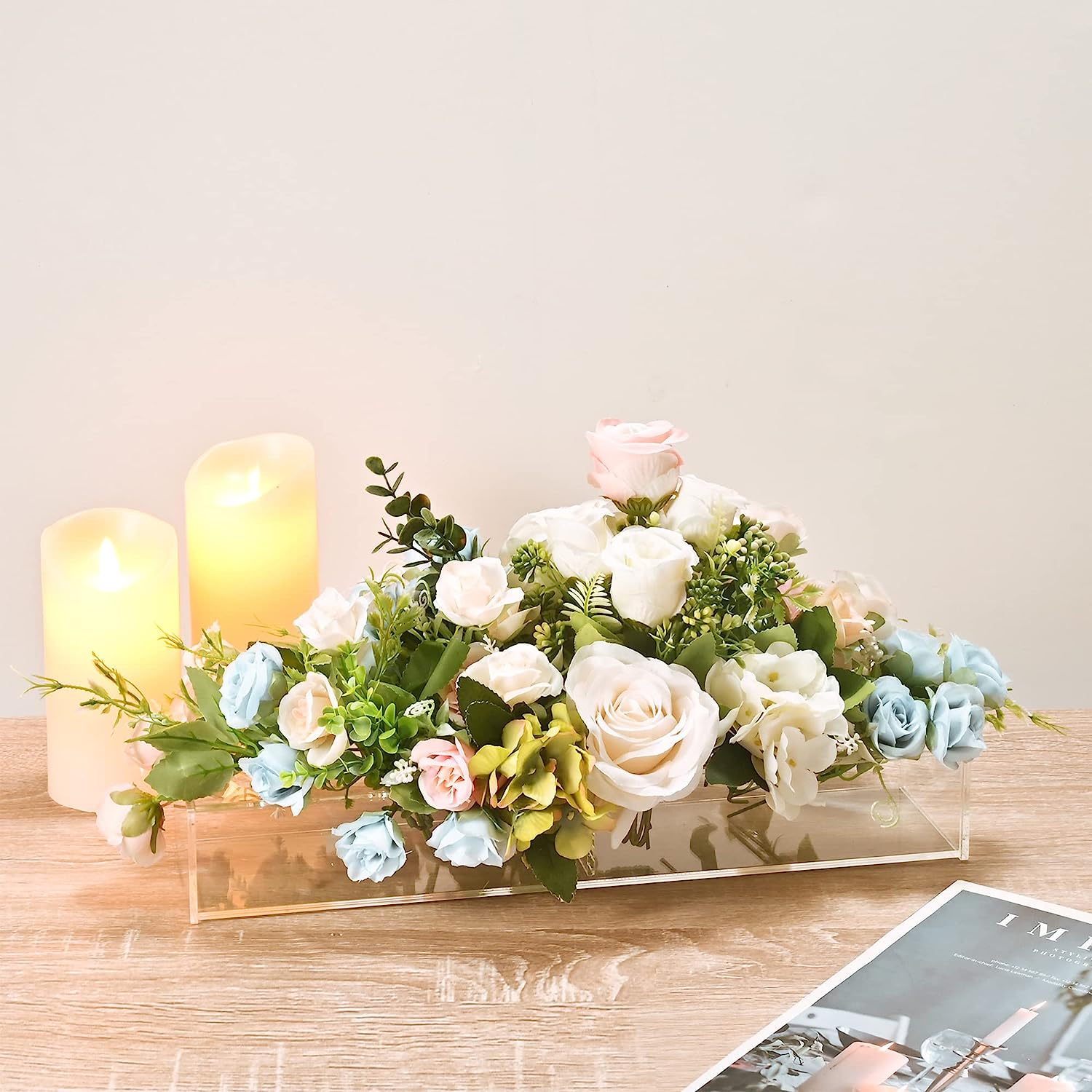 BloomGuard™ | Blooming Treasures Blossom Keeper Acrylic Vase