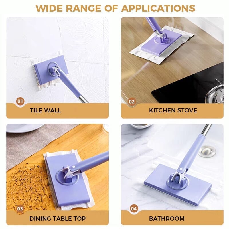 AutoWipe™ | Switch Mop Cloths Without Touching the Dirt!