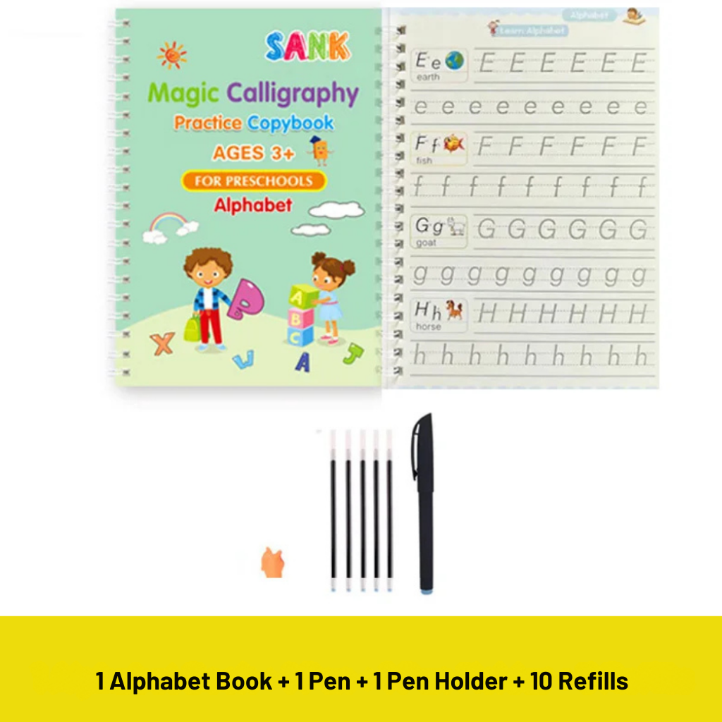 DesertWaves™ | Magic Practice Copybook | ✍️ Improves Handwriting & Boosts Penmanship