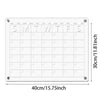 Acrylic Magnetic Fridge Calendar