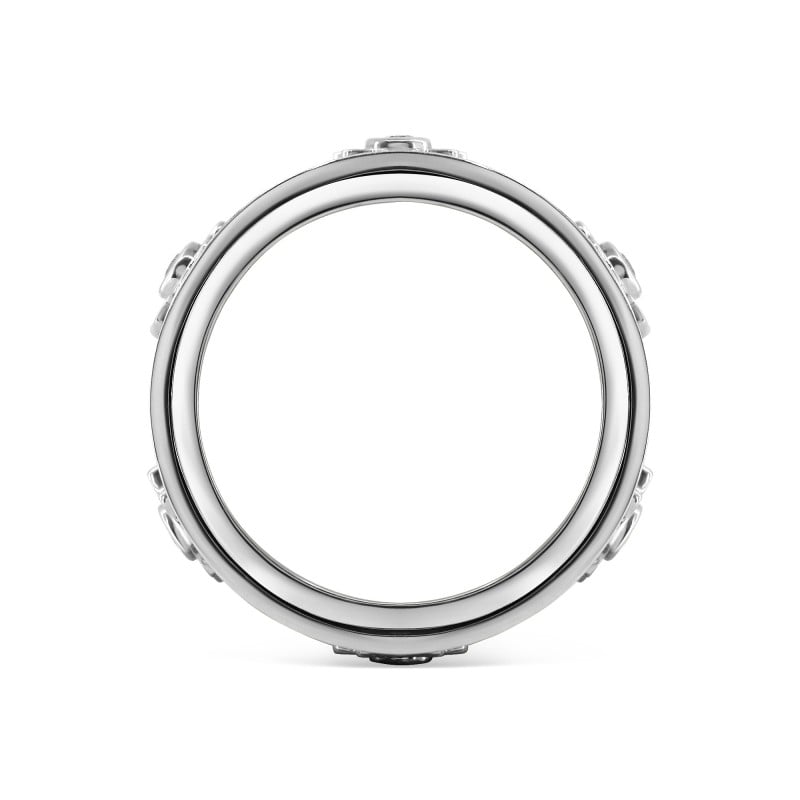 DiamondCraft™ | Handmade 3D Geometric Moving Gears Ring
