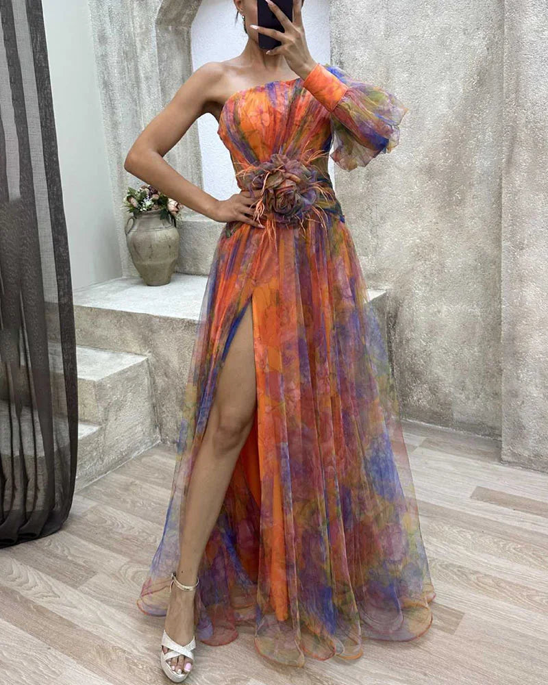 Divine™ | Elegant Dress with Slit