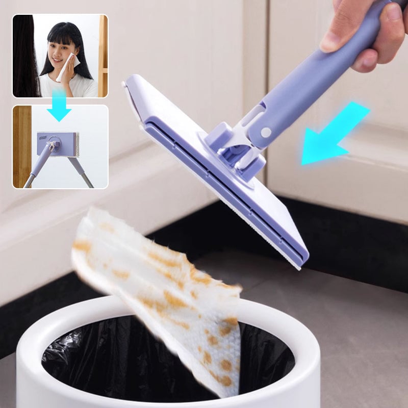 AutoWipe™ | Switch Mop Cloths Without Touching the Dirt!