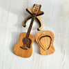 TimberTine™ | Wooden Guitar Pick Box With Stand