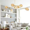 Bifurcation Bubble Glass Sputnik Chandelier