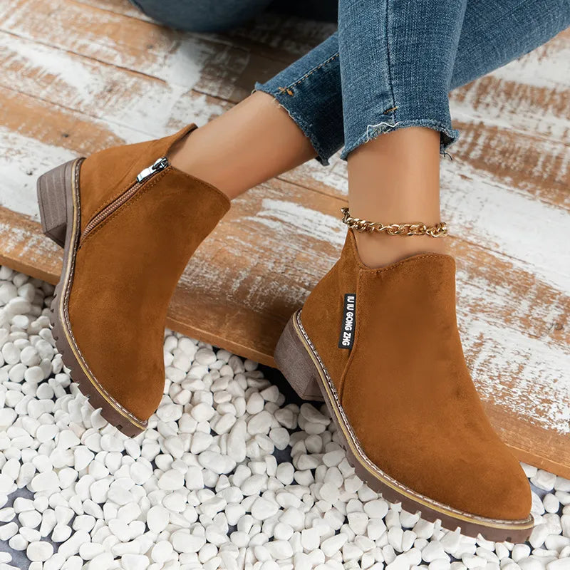 Donna™ | Thick Sole Ankle Boots