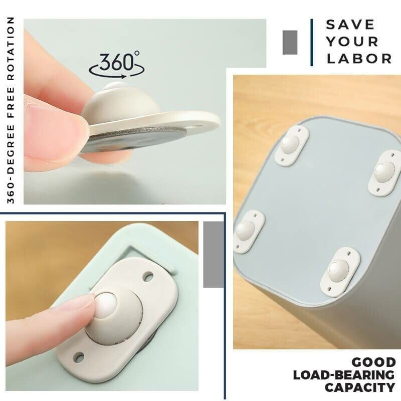 FlexiRoll™ | Add Mobility to Furniture & Storage Instantly!