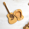 TimberTine™ | Wooden Guitar Pick Box With Stand