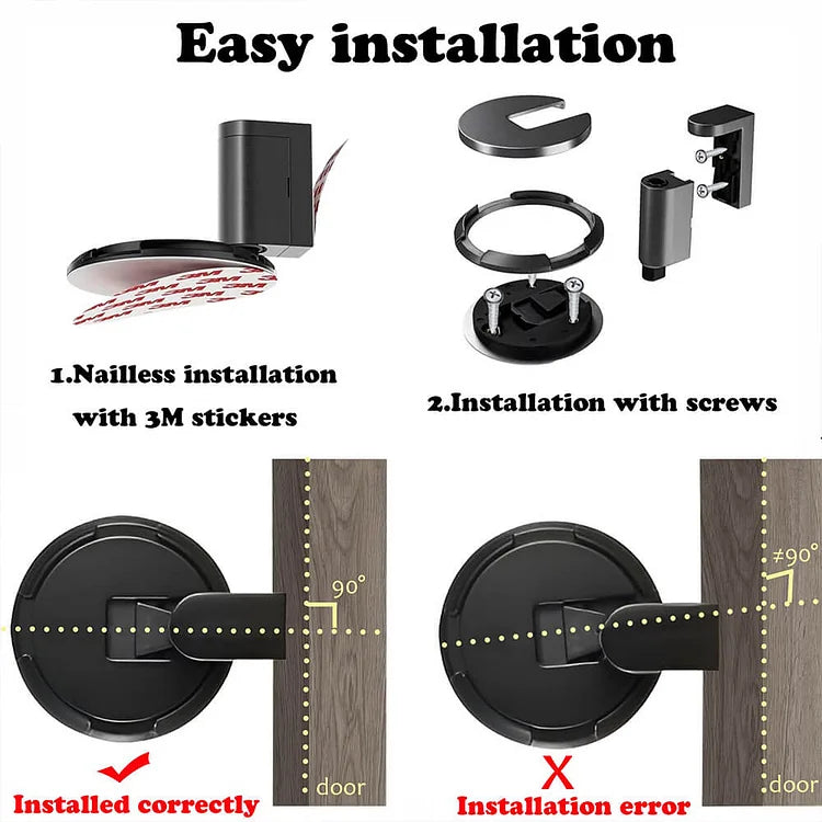 PushLock™ | Secure Your Door with a Single Push!