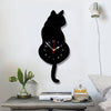 TailTime™ | Nordic Cat Wagging Tail Wall Clock