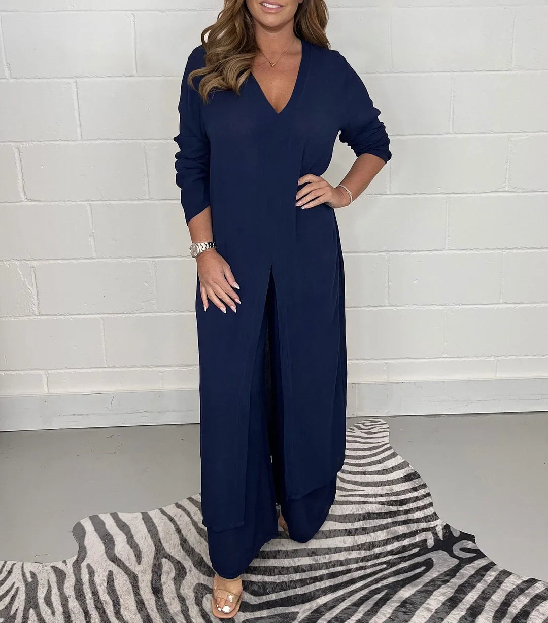Autumn™ | Women's Long Top and Pants Set
