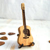 TimberTine™ | Wooden Guitar Pick Box With Stand