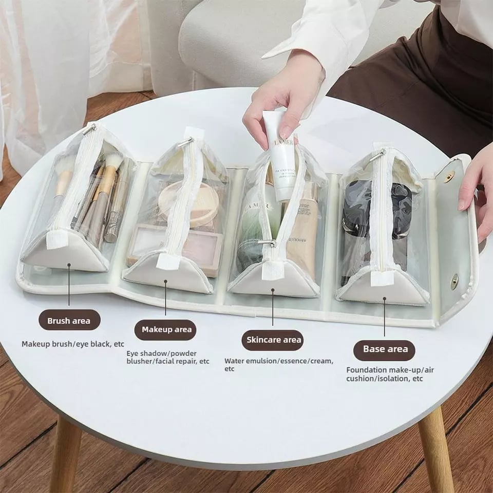 BeautyVault™ | Customizable, Detachable Storage for Perfect Travel Beauty!