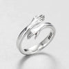 Nyssa™ | Adjustable Silver Hug Ring