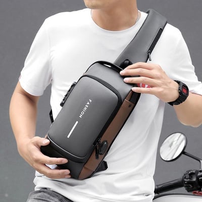 MotoCharge™ | Motorcycle USB Charging Anti-Theft Shoulder Bag