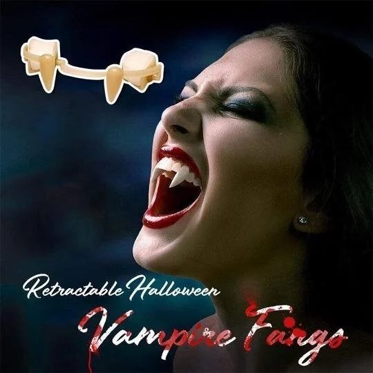 VampBite™ | Retractable Vampire Fangs That Snap Into Scare Mode!