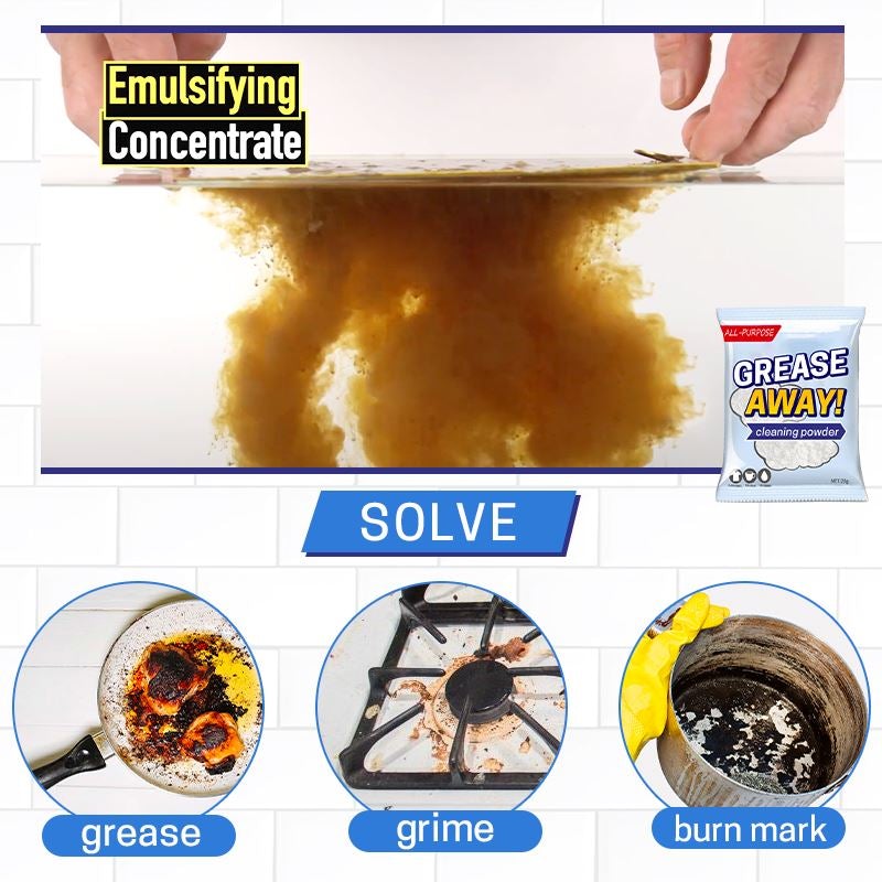 GreaseAway Powder Cleaner (10PCS)