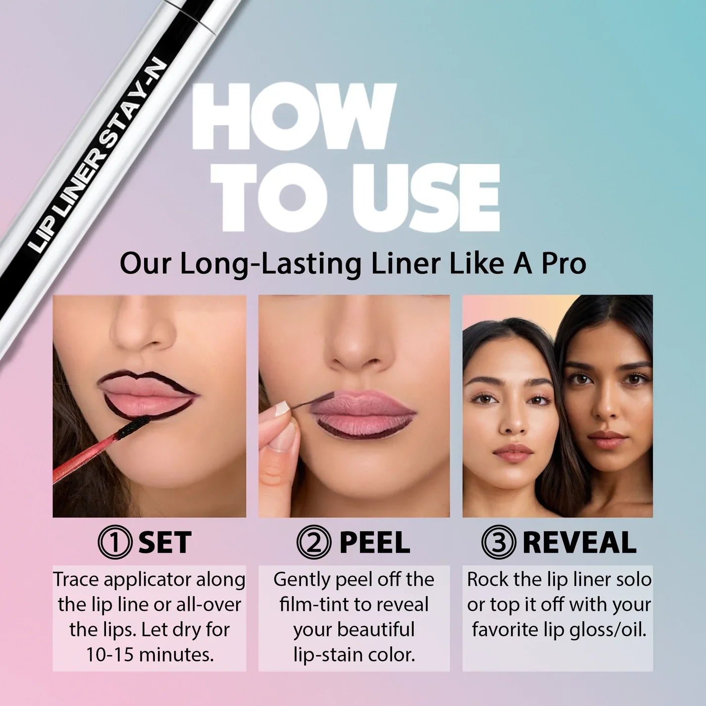 LipiTint™ | Stunning Lips, Wear for 12 Hours!