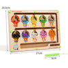 DesertWaves™ | Wooden Magnetic Maze Board Game for Children