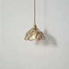 Brass Glass Pendant Light
