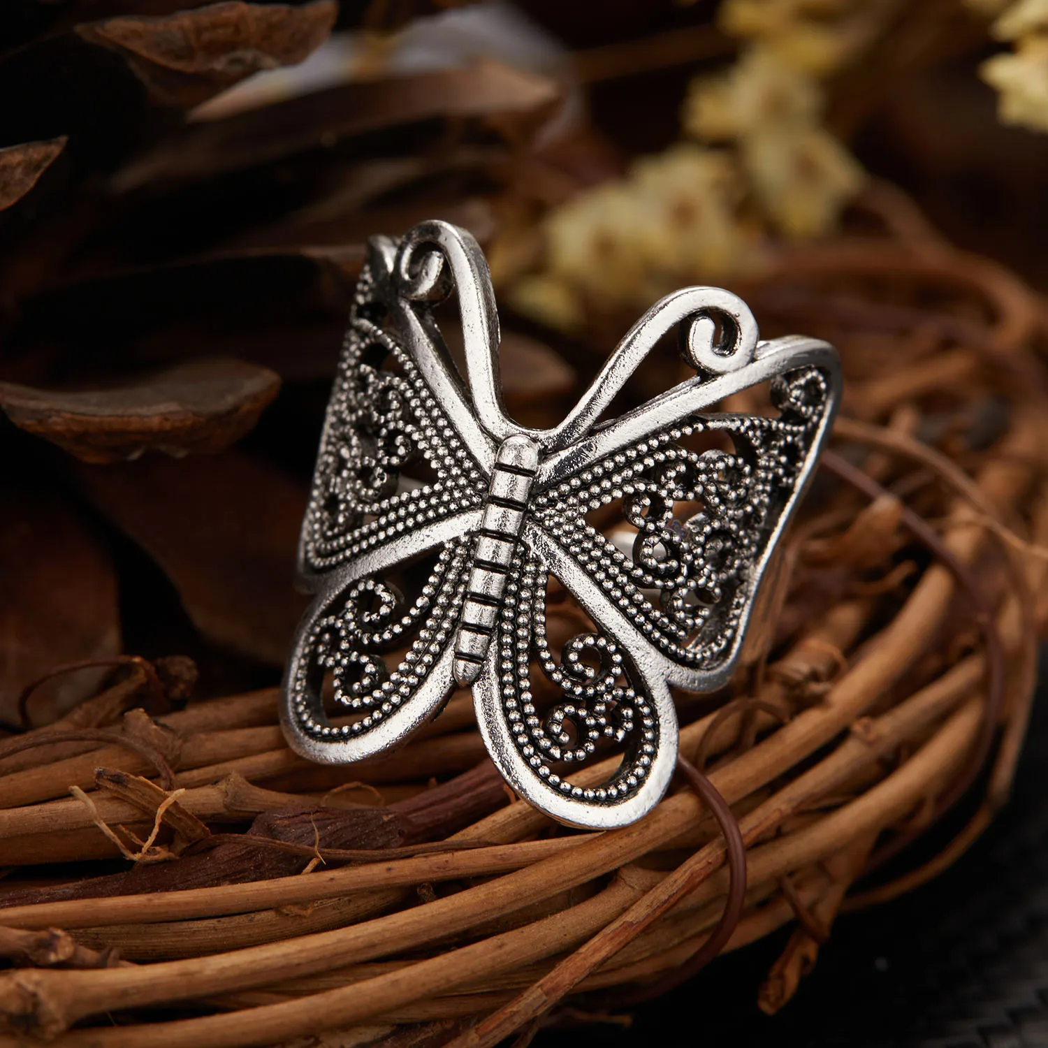 Crystara™ | Wings Of Elegance, Crafted In Silver