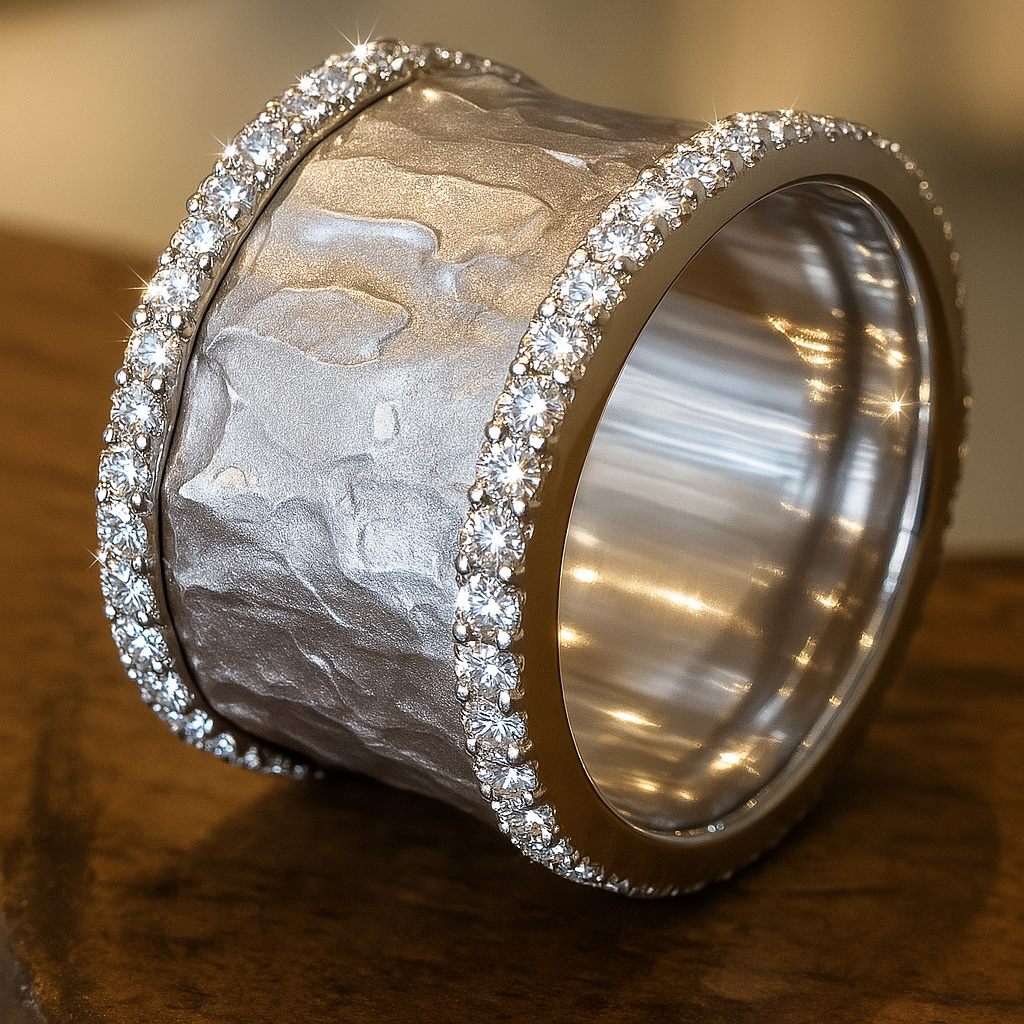 Velith™ | Vintage Silver Zirconia Ring