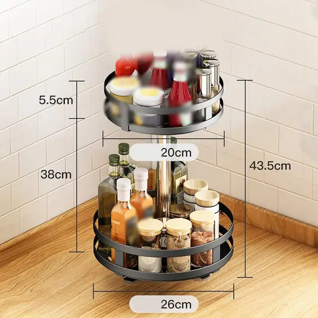 SpiceTwirl Kitchen Shelf Master