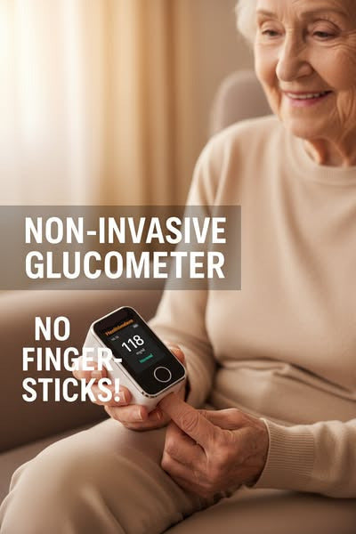 GlucoEase™ | Accurate Glucose Readings in 5 Seconds!