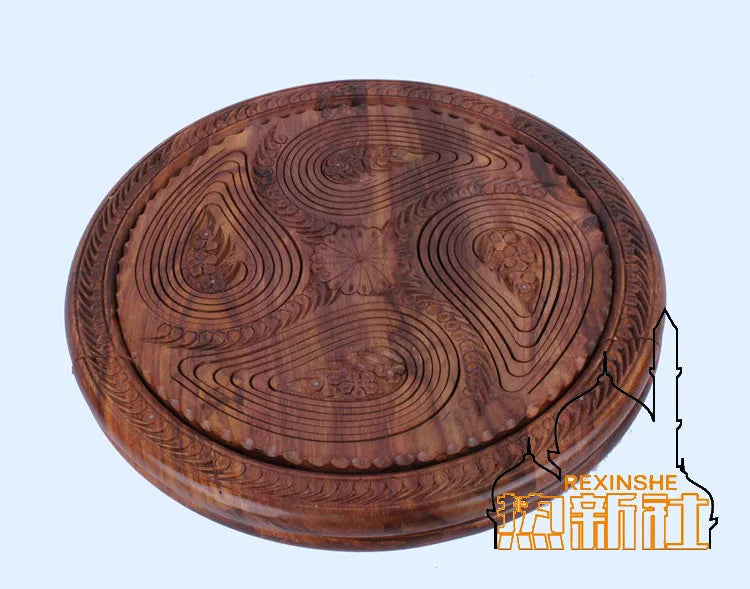 Nature's Charm Wood Art Fruit Basket