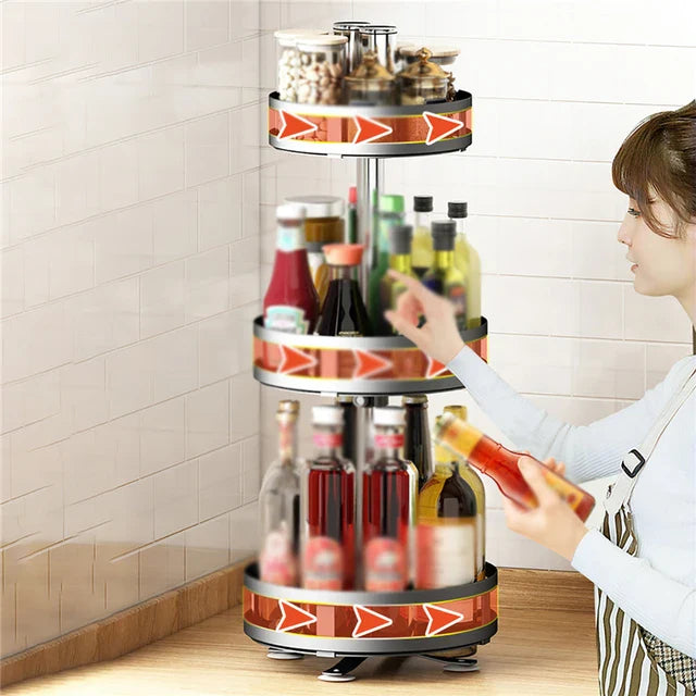 SpiceTwirl Kitchen Shelf Master