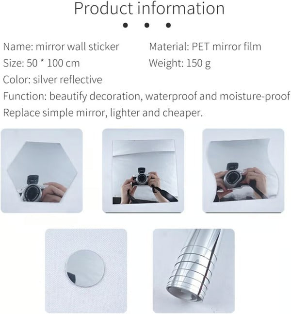 FlexiMirror™ | Real Reflection, Zero Risk — Mirror Anywhere With Ease!