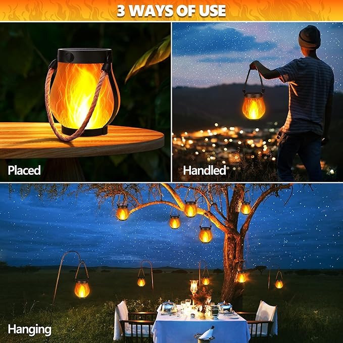 SolarFlame™ | Let Your Evenings Dance with Firelight!