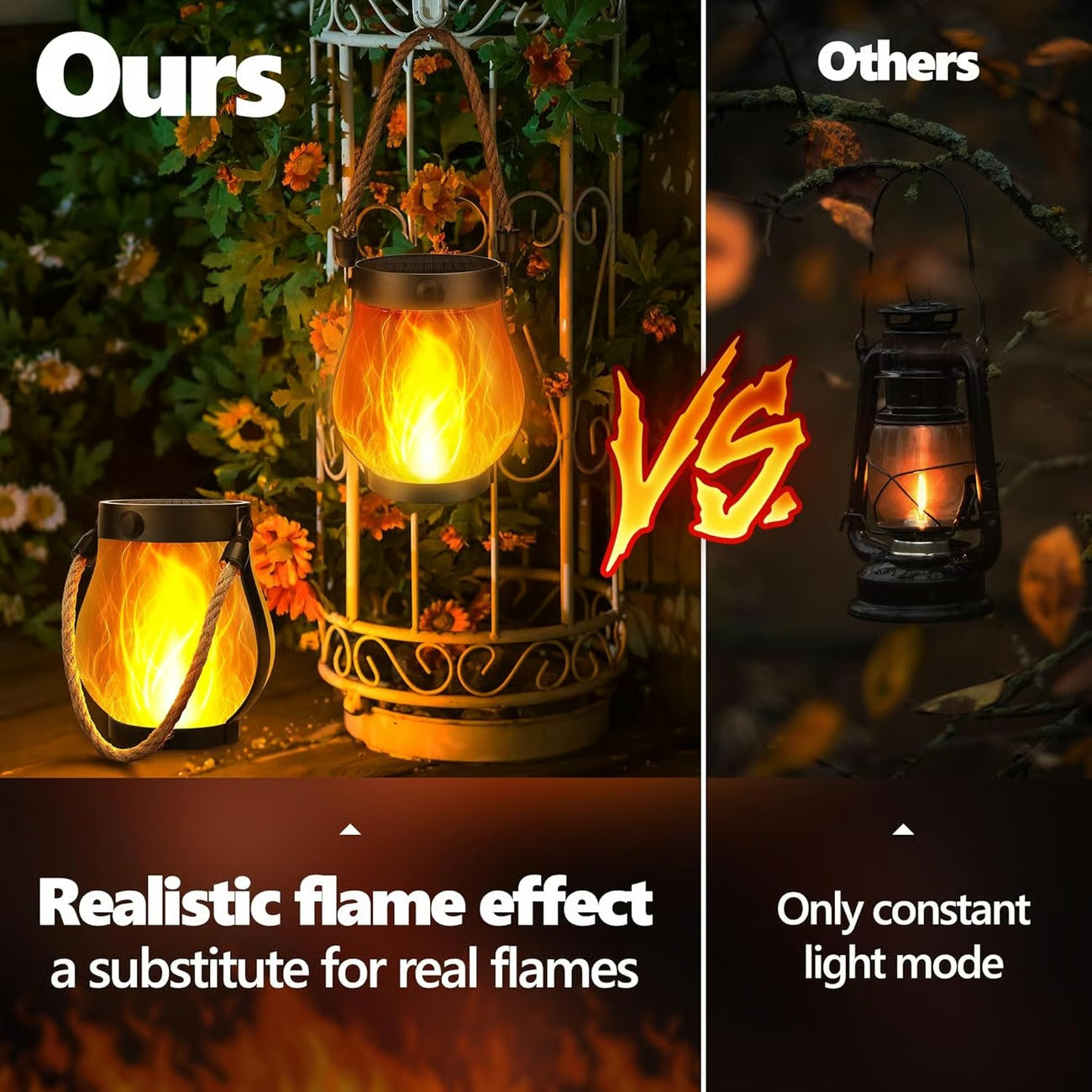 SolarFlame™ | Let Your Evenings Dance with Firelight!