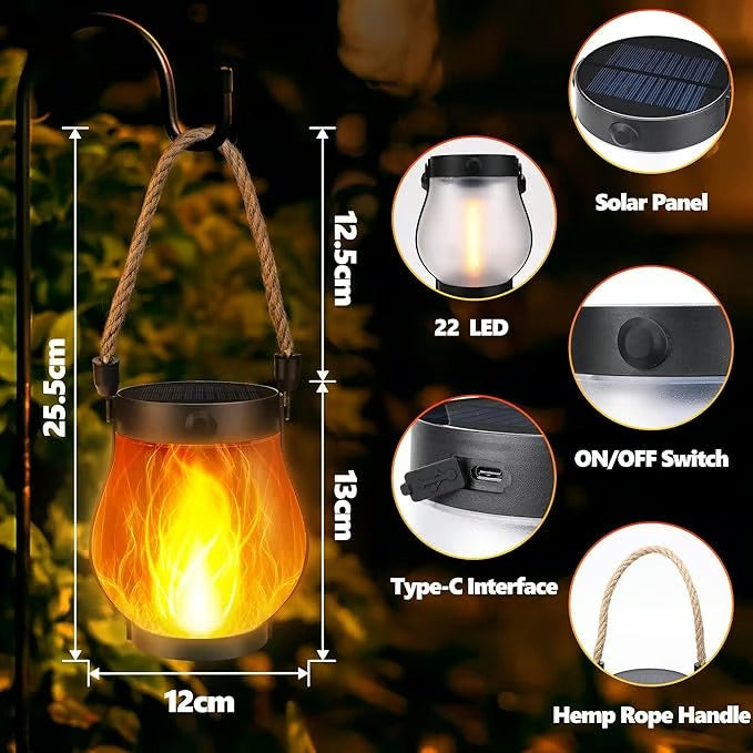 SolarFlame™ | Let Your Evenings Dance with Firelight!