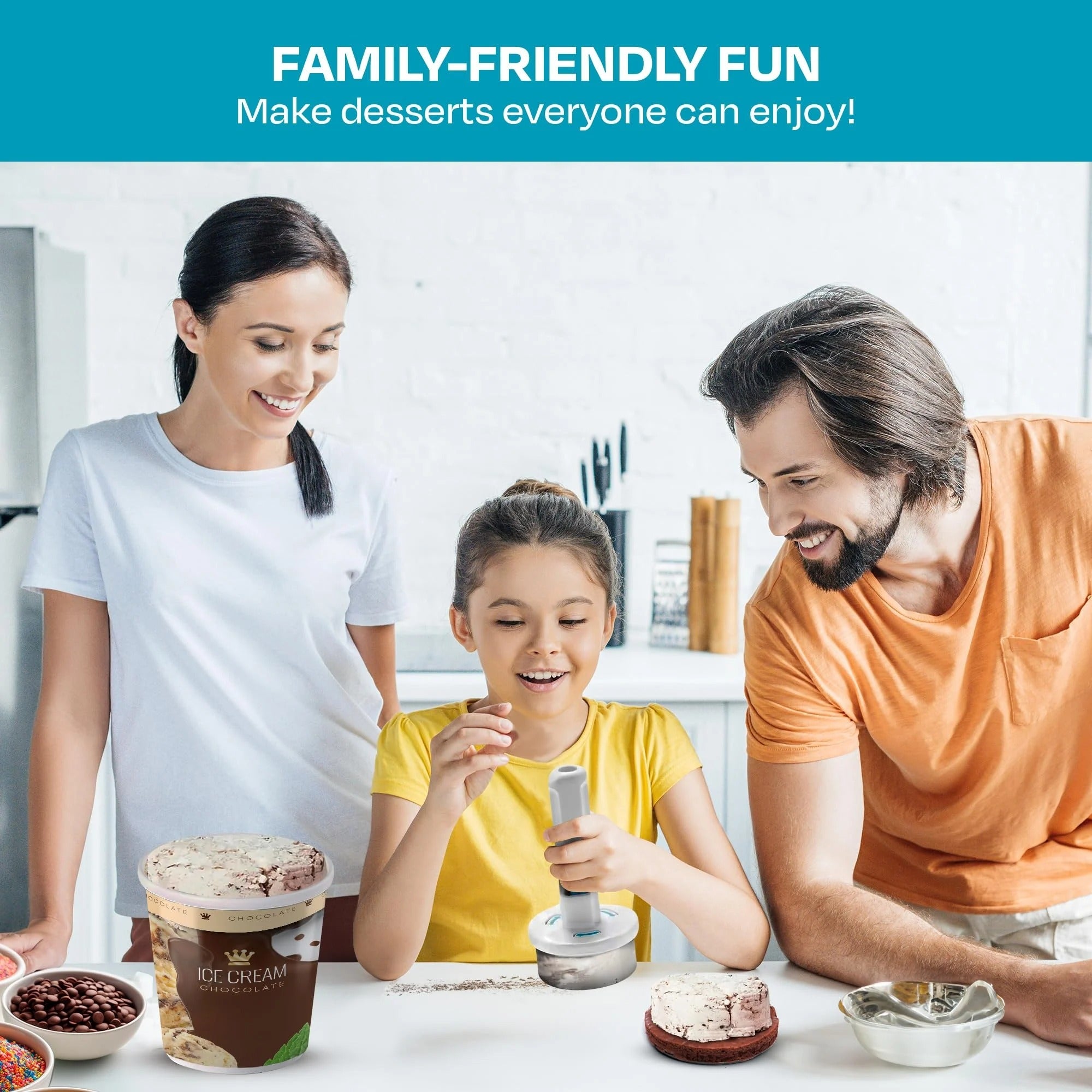 ScoopSlide™ | Perfect Ice Cream Discs — No Mess, Just Magic!