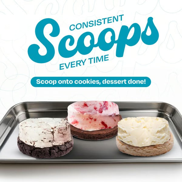 ScoopSlide™ | Perfect Ice Cream Discs — No Mess, Just Magic!