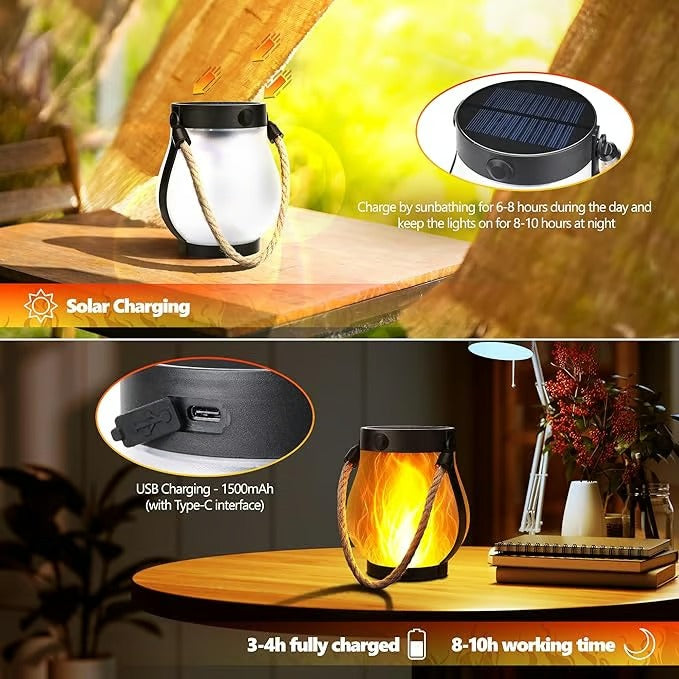 SolarFlame™ | Let Your Evenings Dance with Firelight!