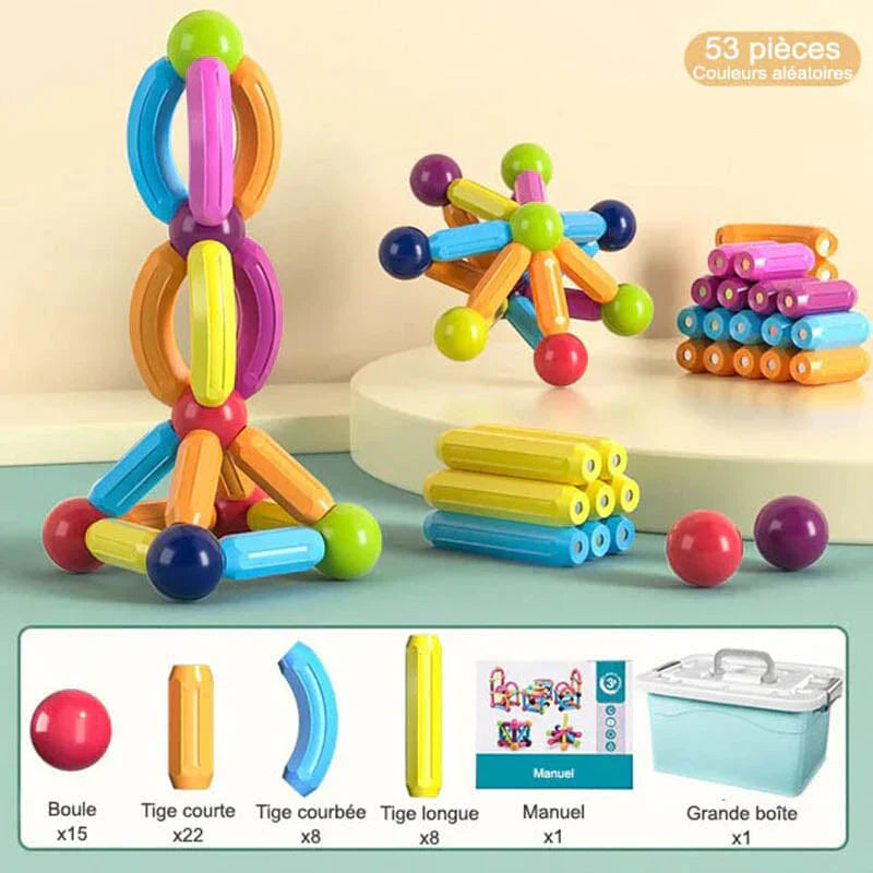 BuildBlox™ | Montessori Magnetic Building Set