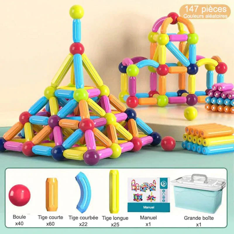 BuildBlox™ | Montessori Magnetic Building Set