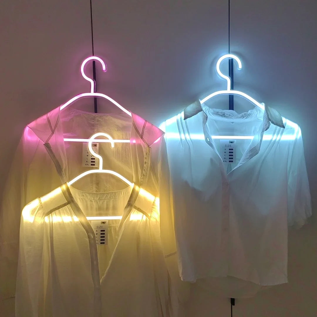 GlowHanger™ | Brighten Your Wardrobe, No Cords Required!